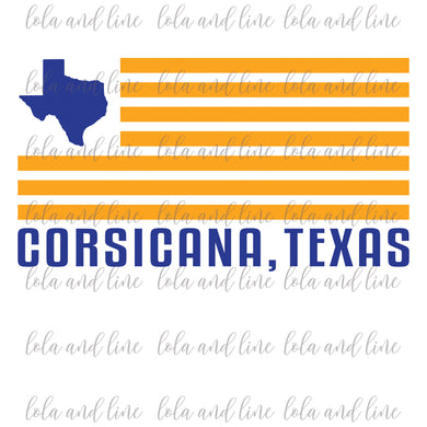 Any Town ~ TX Flag