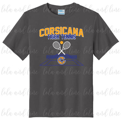 Corsicana Tennis ~ Dk Grey