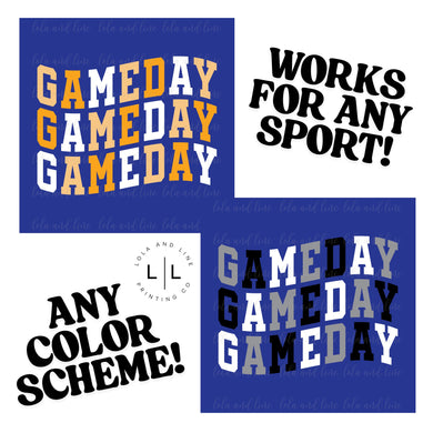 GAMEDAY Wave {ANY color scheme!}