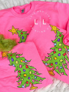 Grinchy Tree ~ Crew Sweatshirt