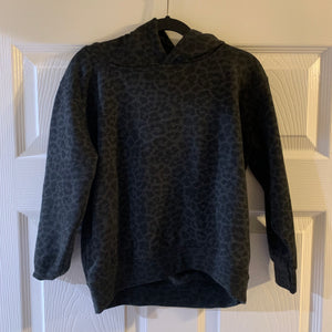 Black Leopard Hoodie - YXS, YS, YM