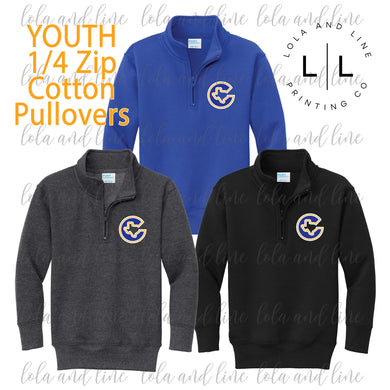 YOUTH ~ 1/4 Zip Sweatshirt