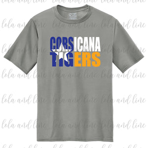 TX Flag Corsicana Tigers - LS Drifit YXL