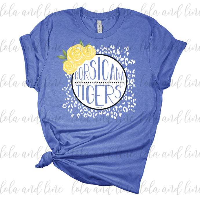 Floral Spirit Tee {ANY school} Adult