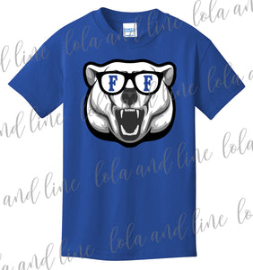 Mascot with Glasses