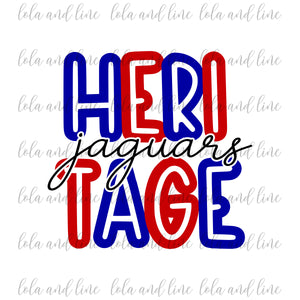 Heritage Jaguars Bubble Tee