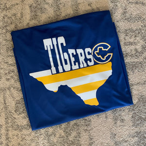 TX Tigers Royal Drifit- L