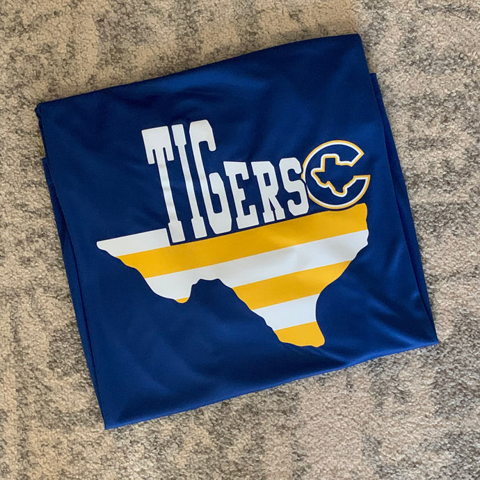 TX Tigers Royal Drifit- L
