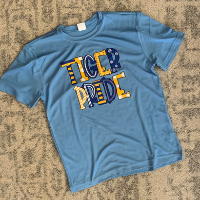 Tiger Pride Lt Blue Drifit - YS
