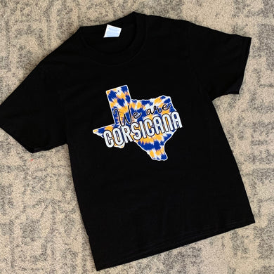 We Are Corsicana Black Cotton - YS