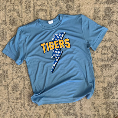 Tiger Bolt Lt Blue Drifit - YS