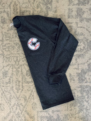 Baseball C LS Dk Grey - S